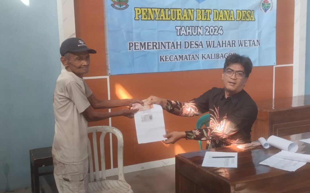 PENYALURAN BLT DD BULAN JULI 2024