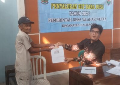 PENYALURAN BLT DD BULAN JULI 2024