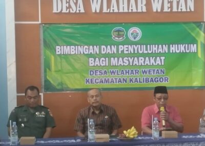 BIMBINGAN DAN PENYULUHAN HUKUM KEPADA MASYARAKAT